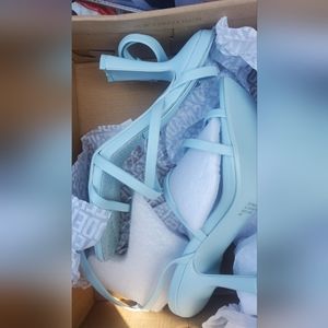 Blue Steve madden high heels size 8